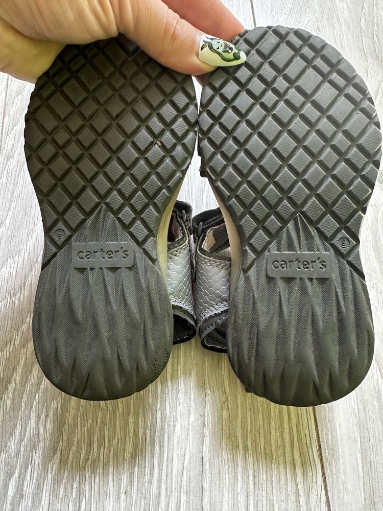 Босоніжки сандалі шлепанці картерс Carters 10 16,5 см Carte’s Osh Kosh