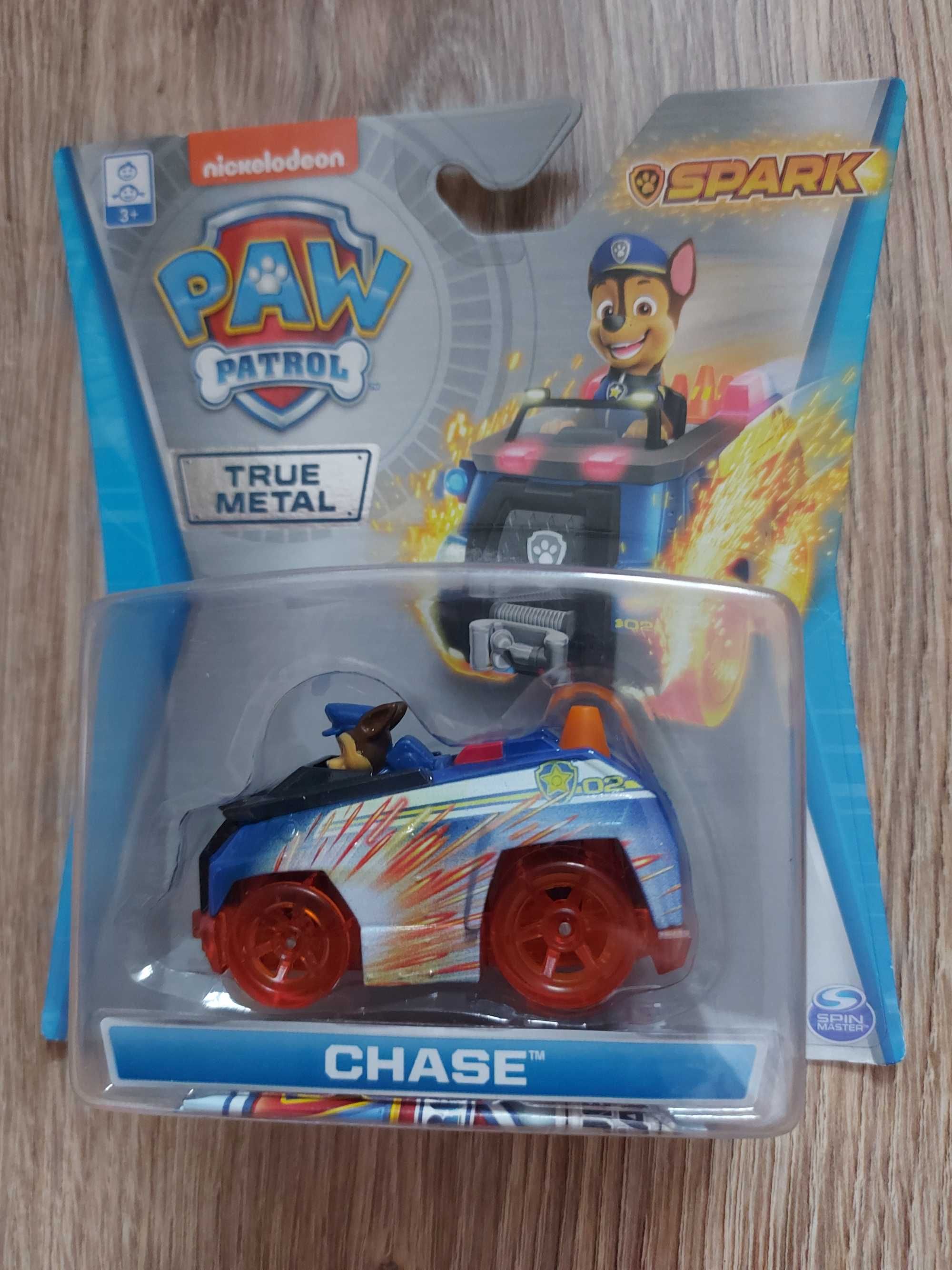 Melatowe pojazdy Psi Patrol Chase, Rubble, Rocky, Marshall true NOWE