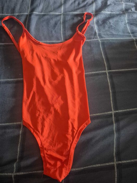 Body,fato banho vermelho