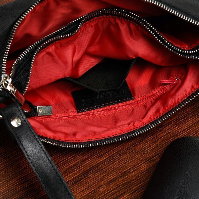 Beltimore Torebka Skórzana 2komorowa Klapa Pasek