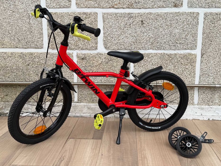 Bicicleta de criança BTWIN roda 16 como nova