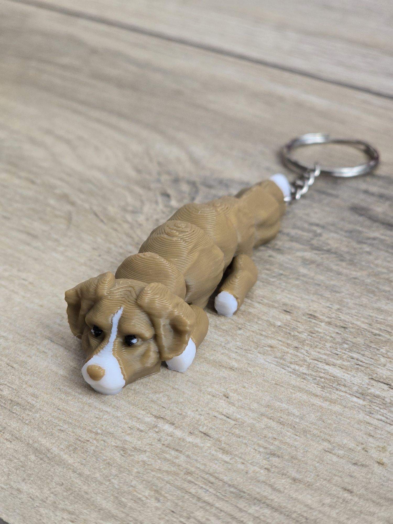 Breloczek Toller 3d - Seria Psów Brelok Druk3d fidget Keychain