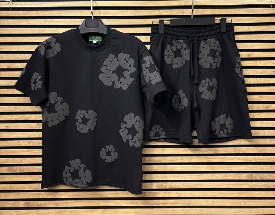 Top Denim Tears комплект костюм   футболка  шорти  розмір  S-XXL