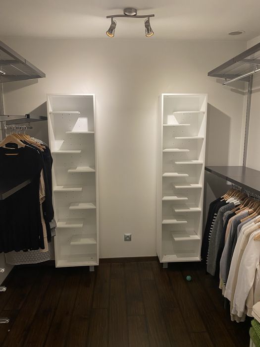 Szafki na buty z lustrem 2 szt. Wysokość 177 szer 45 głęboka 26cm