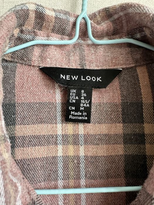 Картата сорочка в клітинку рожева рубашка