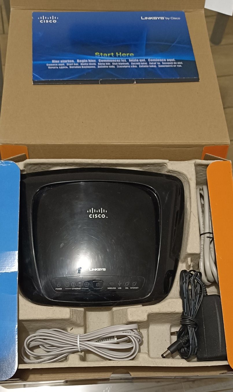 Router Linksys/Cisco Adsl2+ 2.4 / 5 GHz, 1Gbps Gigabit Ethernet