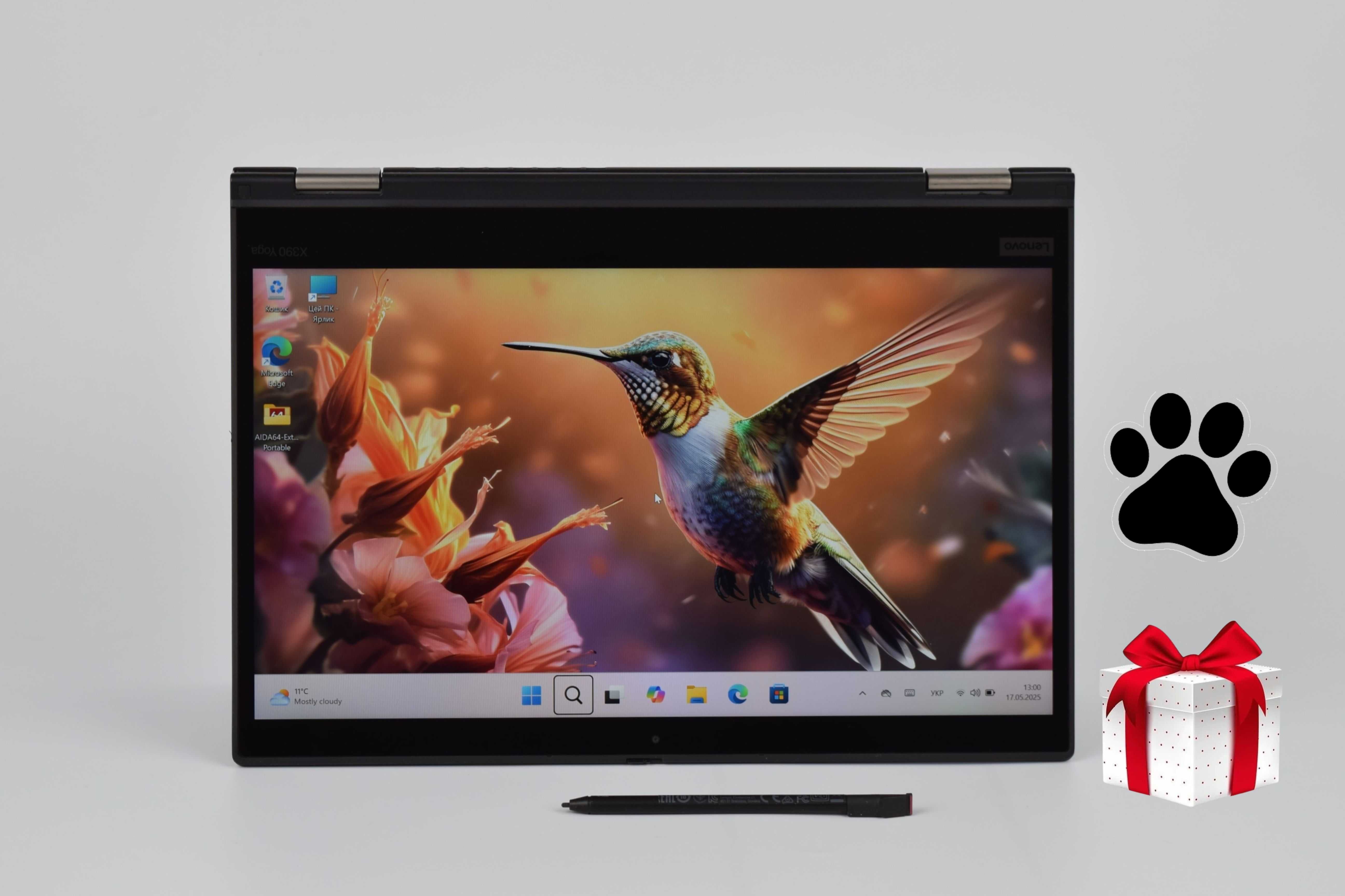 Сенсорний Lenovo ThinkPad X390 Yoga i5-8265U 16 гб 256/512/1тб Ноутбук