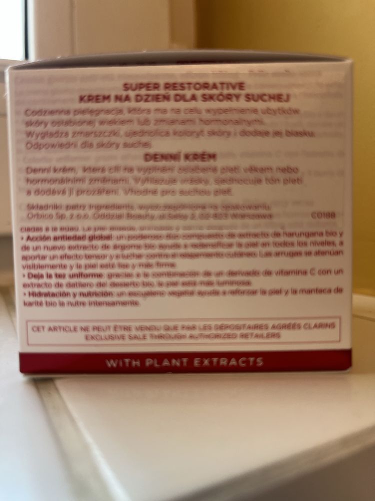 NOWY kultowy krem przecizmarszczkowy Clarins Multi Intensive Jour.