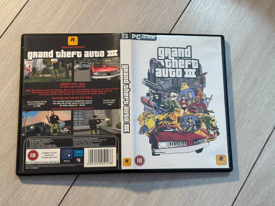 Grand Theft Auto III GTA 3 Liberty City Офіційна Ліцензія