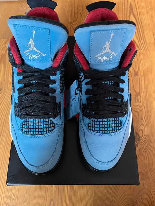 nowy Jordan4Retro Travis Scott Trampki Cactus Jack Moda R.44
