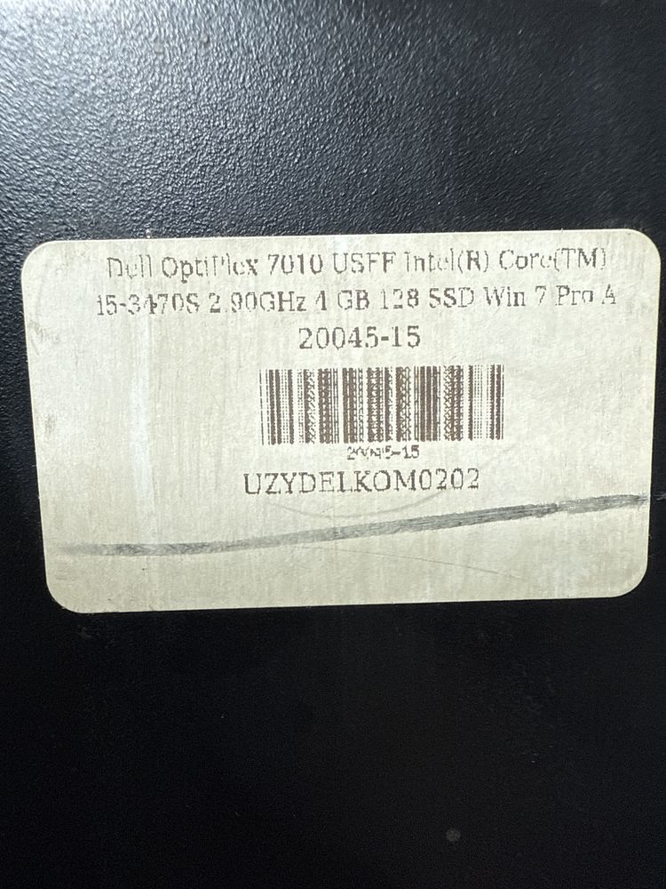 Komputer Dell OptiPlex 7010 SFF – kompaktowy i niezawodny!