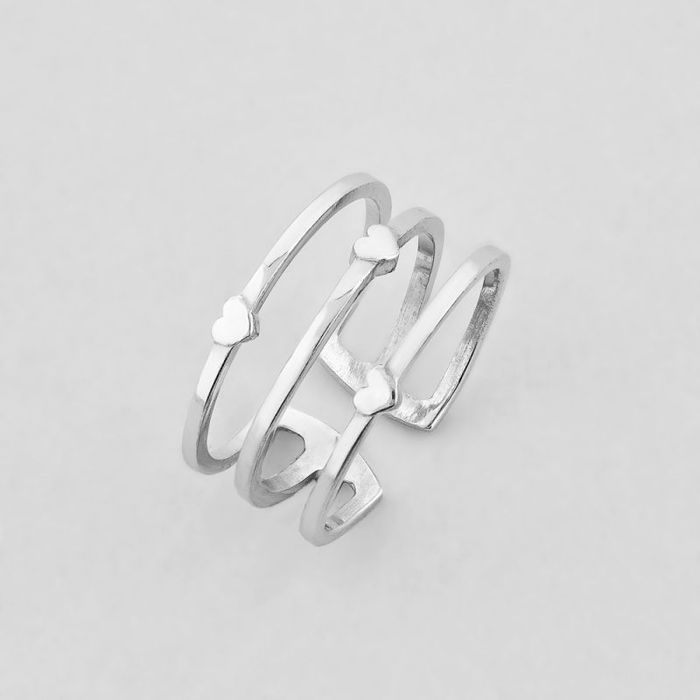 Каблучка срібна Minimal