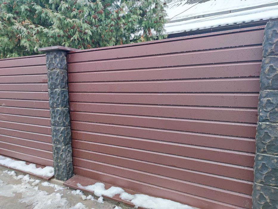 Забор Ранчо Паркан Жалюзі Металевий