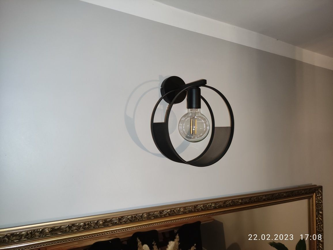 Kinkiet Luminex Siner 695 / 9733 czarny E27 60 W