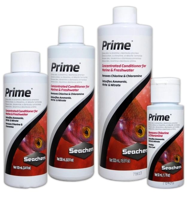Condicionadores para peixes de aquário" prime seachem"