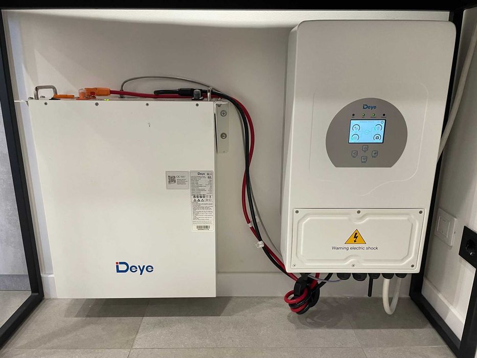 Комплект для резервного живлення Easun Deye LiNMC 1 5 6 8 кВт МОНТАЖ