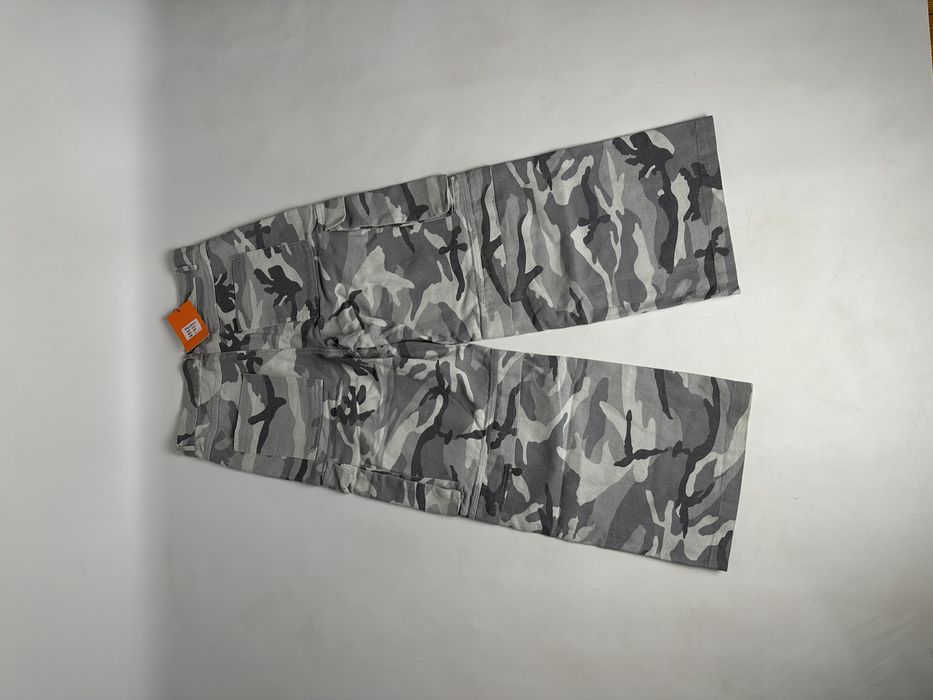 Белые камо штаны арктик arctic штани Л М camo pants baggy cargo карго