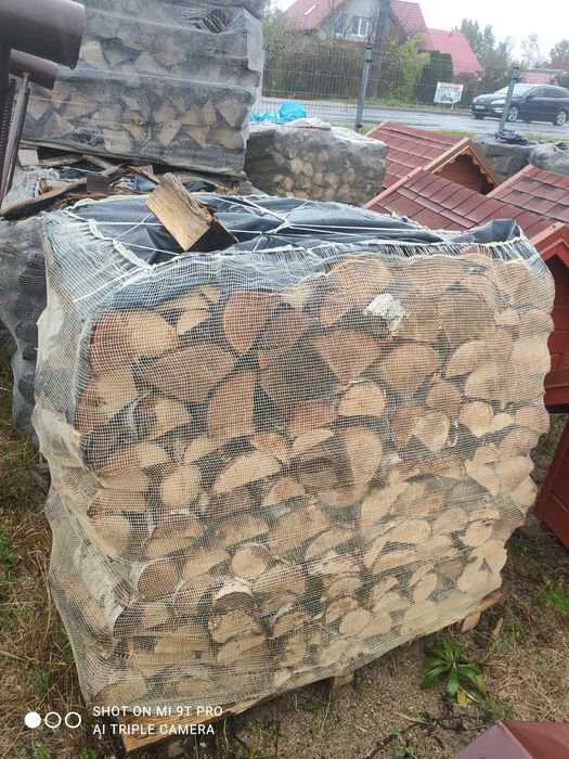 Drewno opałowe 1m3 sezonowane kominkowe_olszyna brzoza dąb grab