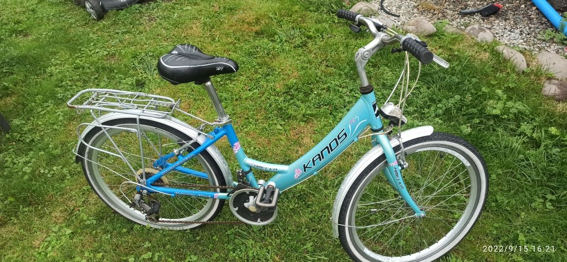 Rower dziewczęcy koła 24" Amelka