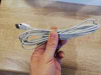 Kabel USB Micro USB 3,0 m, biały