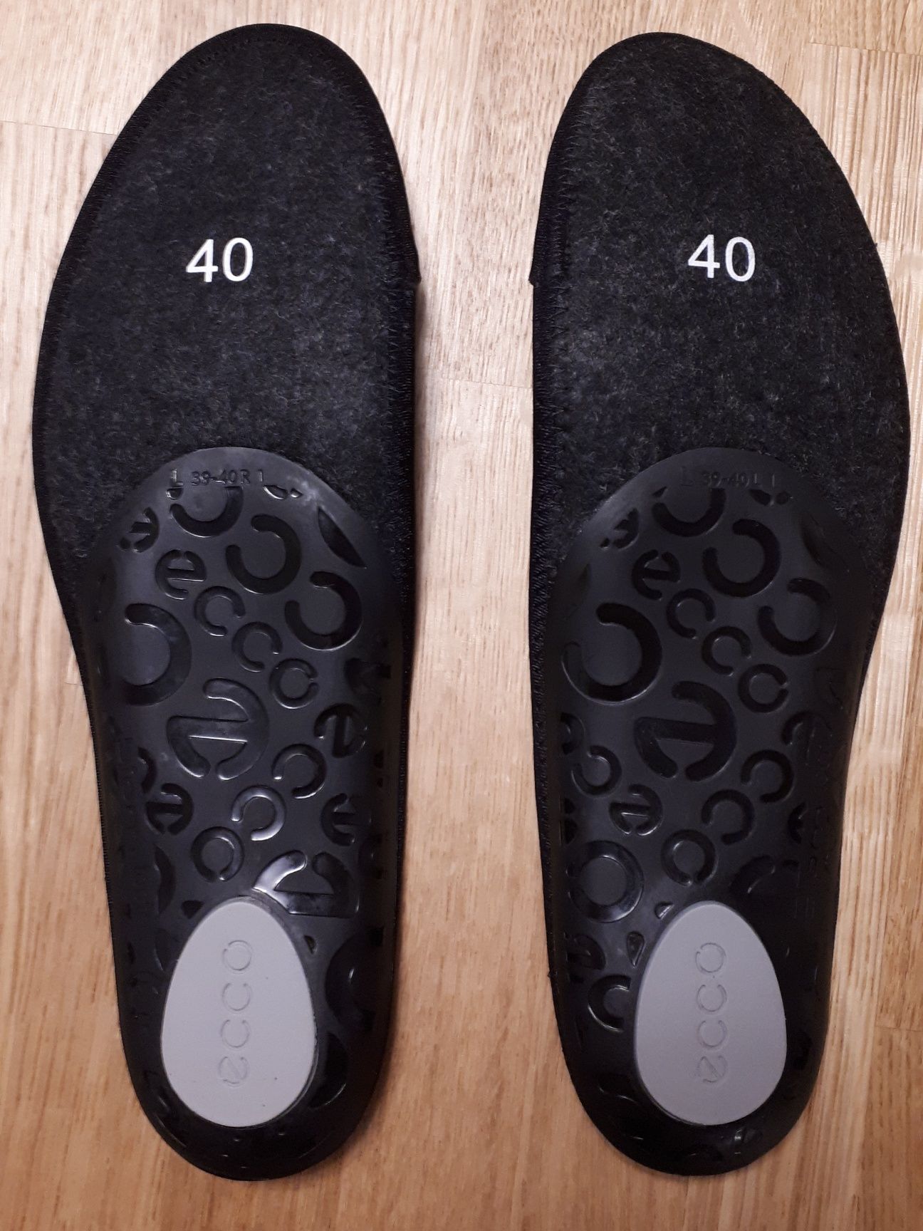 Wkładki ECCO Support Thermal Insole Womens 40 czarne