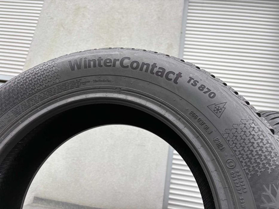 2szt zimowe 195/65R15 Continental 8,5mm 2023r świetny stan! Z949 gwar