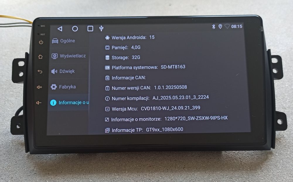 Radio Android Suzuki sx4, Fiat Sedici 4/32 RAM,Wi-Fi,GPS, Bluetooth
+