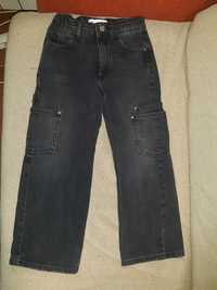 Стильні широкі чорні джинси 120-122-128 Zara зараз 6 7 8 років