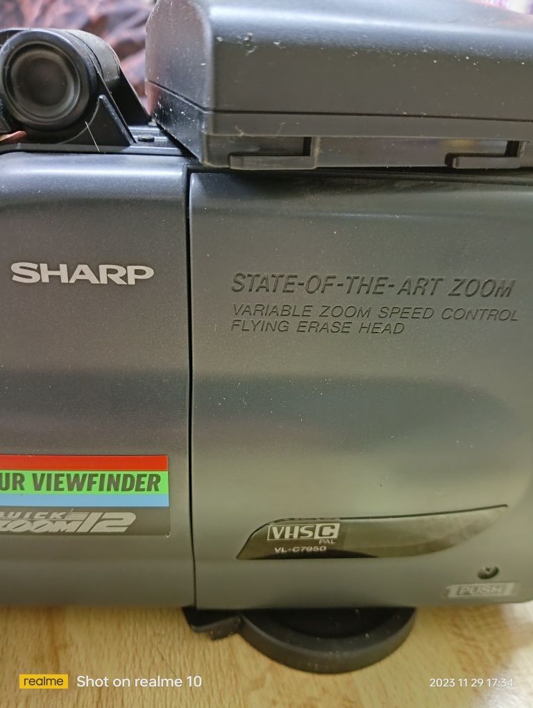 Kamera SHARP oraz video Daewoo +Baterię i ładowarka do kamery Sharp
