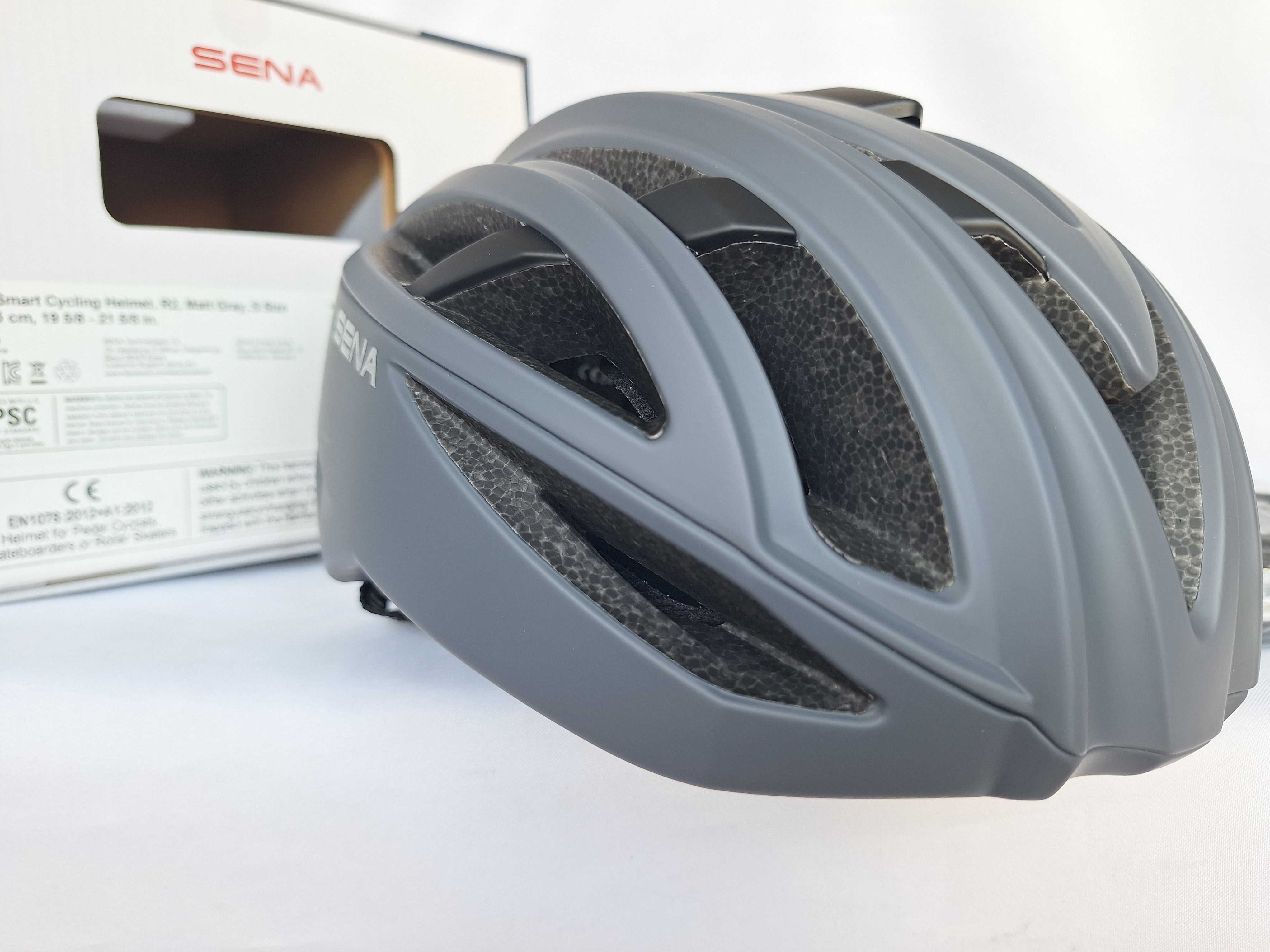 Kask rowerowy Sena Smart Cycling Helmet R2 Matt Gray S 50-55cm