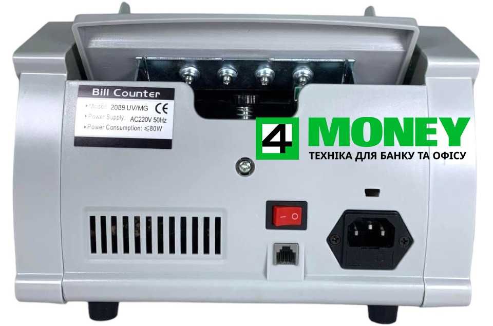 Счетчик Банкнот автоматический BILL COUNTER 2089PRO Проверка + Фасовка