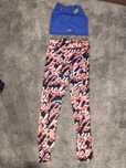 Komplet 4f-Legginsy 4F r.158+stanik 4F r.S/M, stan jak nowy+t-shirt 4f