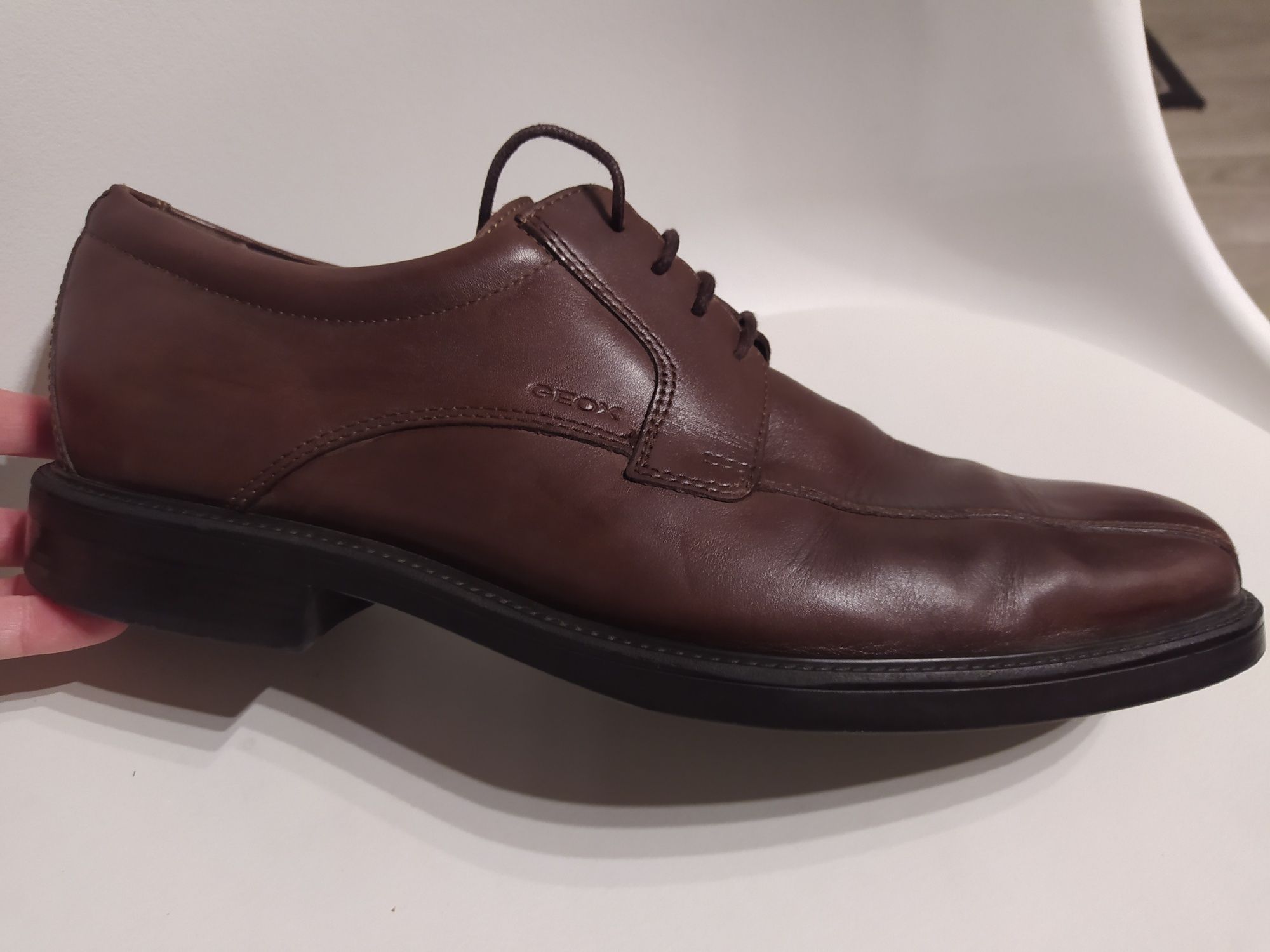 Buty męskie 43 Geox Respira skóra naturalna buty wizytowe