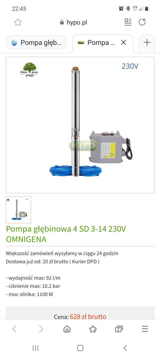 Pompa głębinowa Omnigena