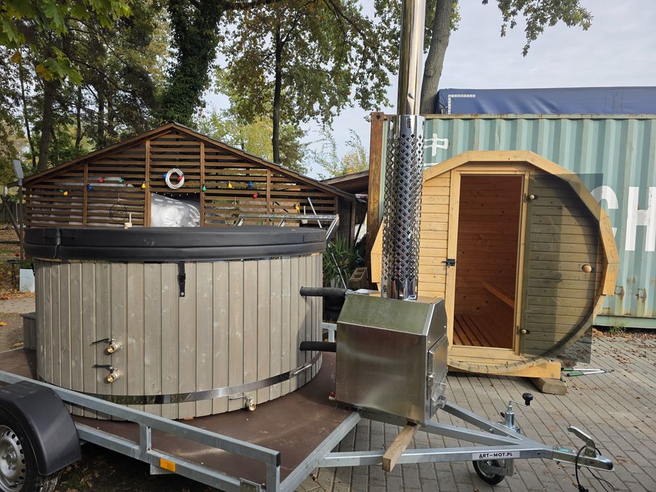 Balia Jacuzzi Sauna Mobilna Wynajem