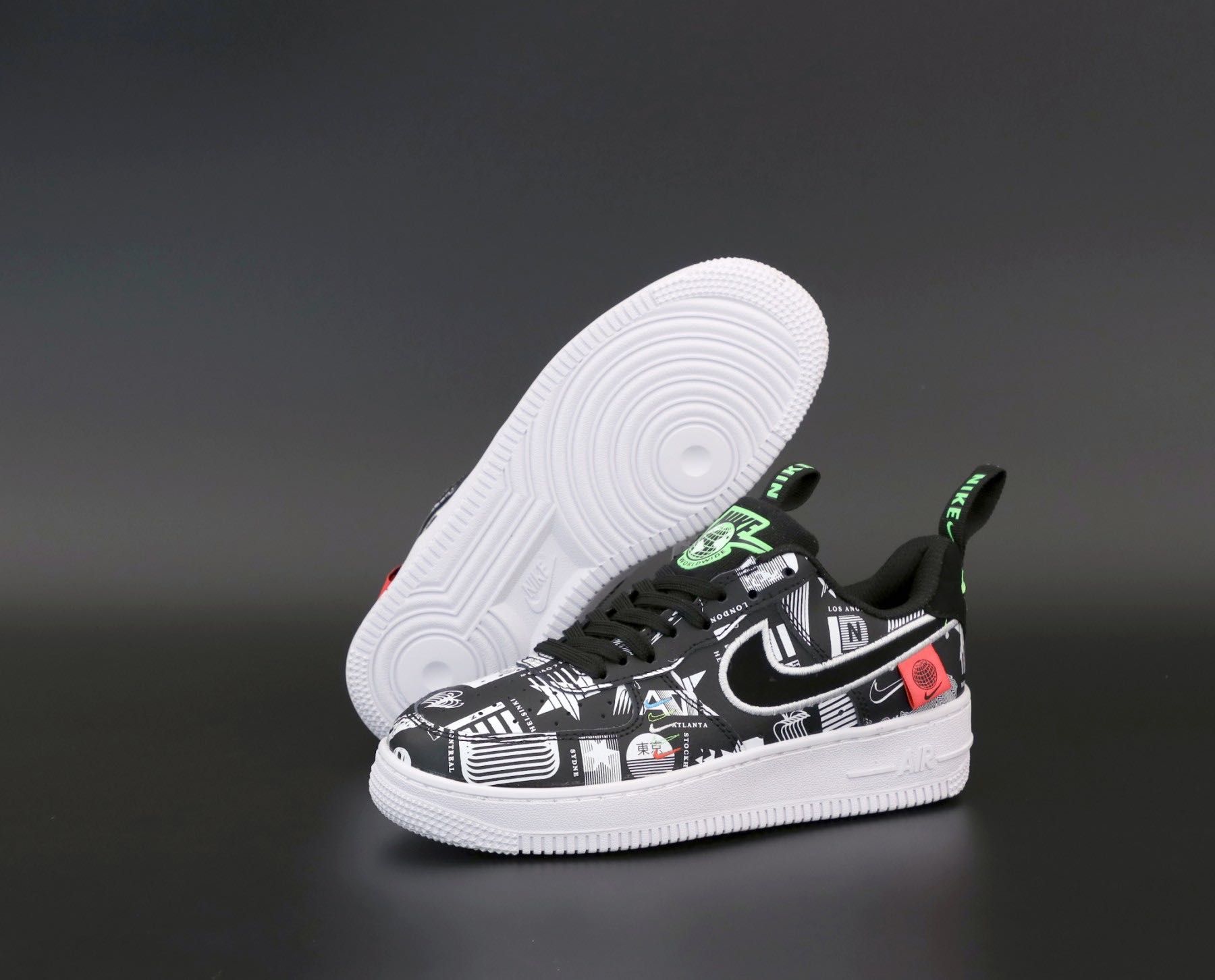 Кроссовки Nike Air Force 1 Low Worldwide 36-45 Кожа! Хит Сезона 2024!