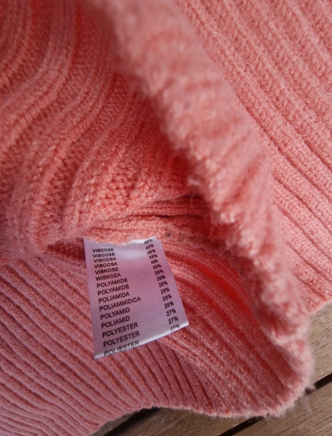 Camisola de malha Rosa tamanho único