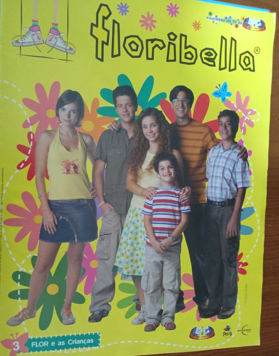 posters coleção Floribella com Luciana Abreu completa 4 posters