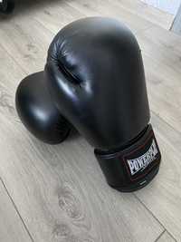 Боксерські рукавиці PowerPlay чорні на 14 унцій