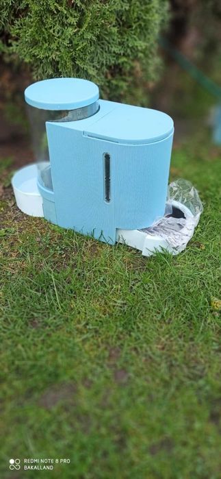 TIAKI dozownik karmy i wody, błękitny - 2 szt.