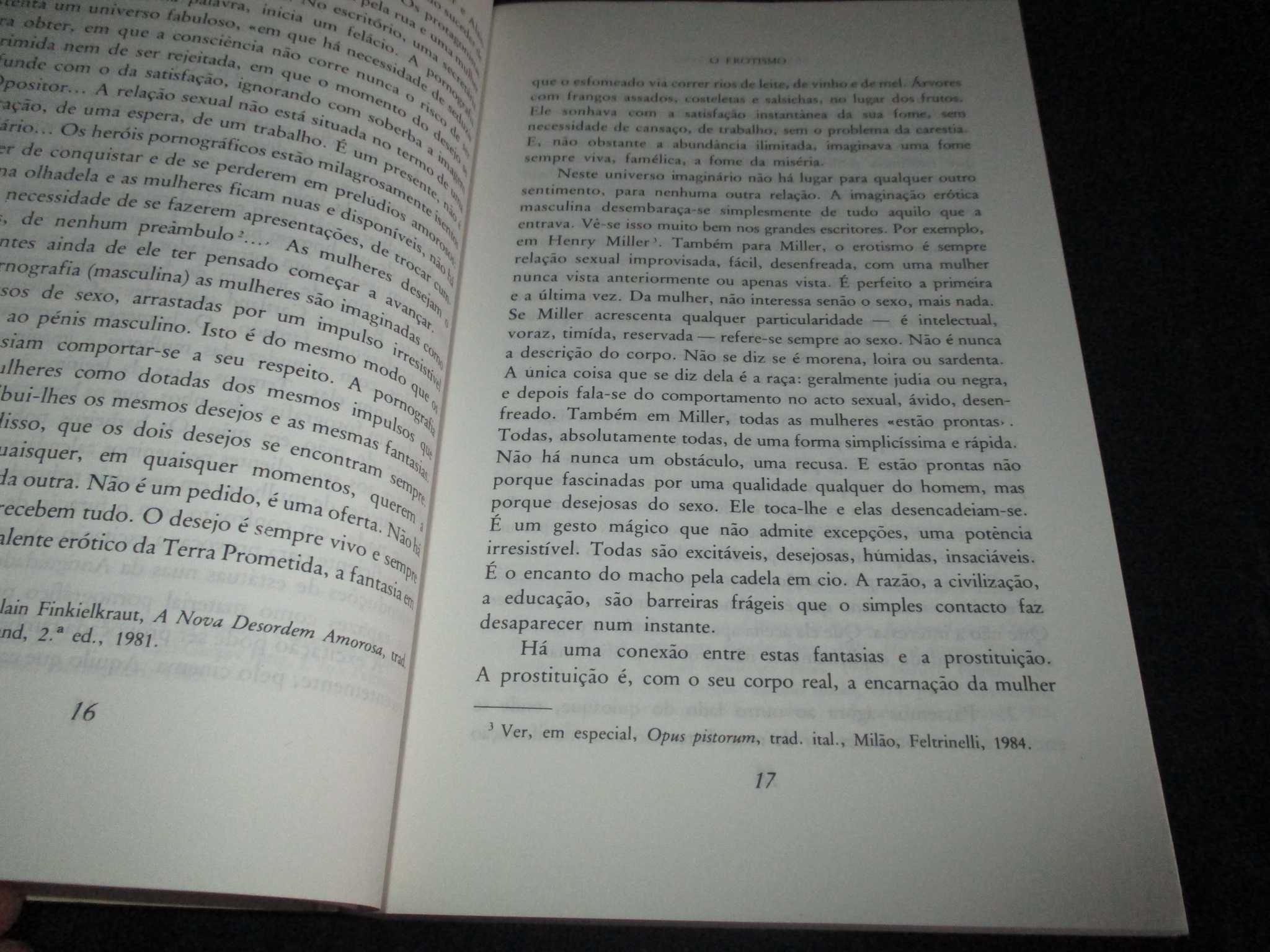 Livro O erotismo Francesco Alberoni