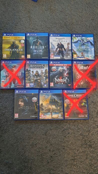 Gry Ps4 Assassins, Battlefield,  horizon i inne