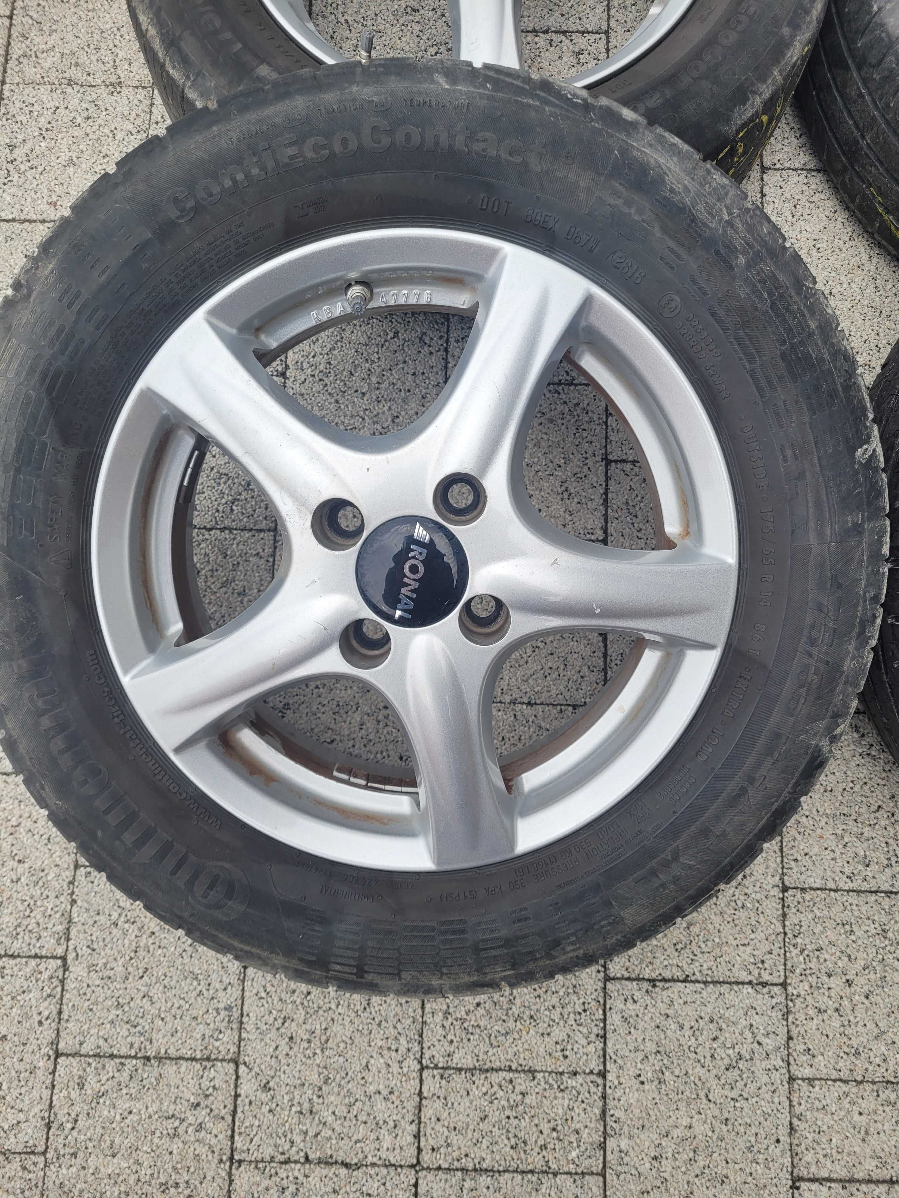 Alufelgi RONAL 14'' z TPMS 4x100