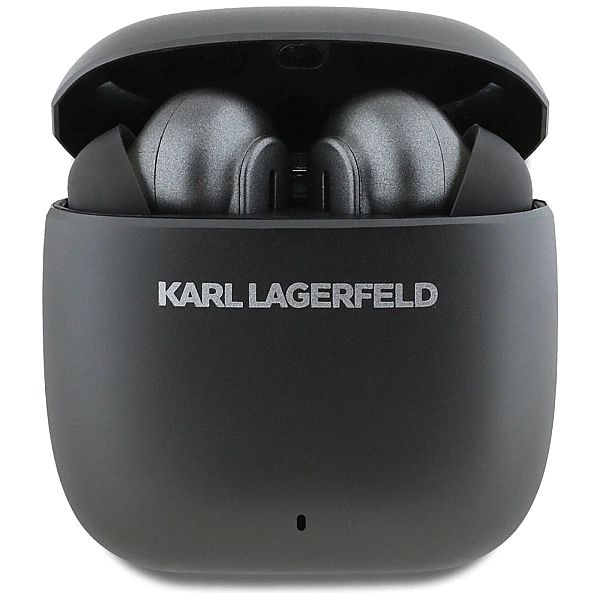 Słuchawki Karl Lagerfeld Metal Printed Logo ANC/ENC - czarne