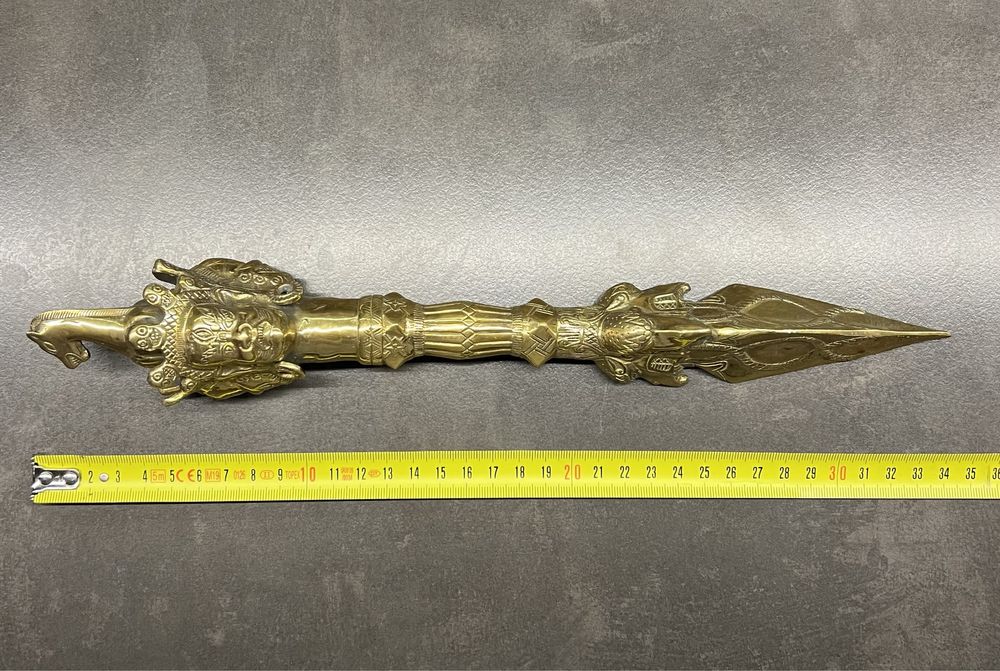 Пхурба, Ваджра, Кила, Дорже, Пурба, тибетский ритуальный нож - 35 см