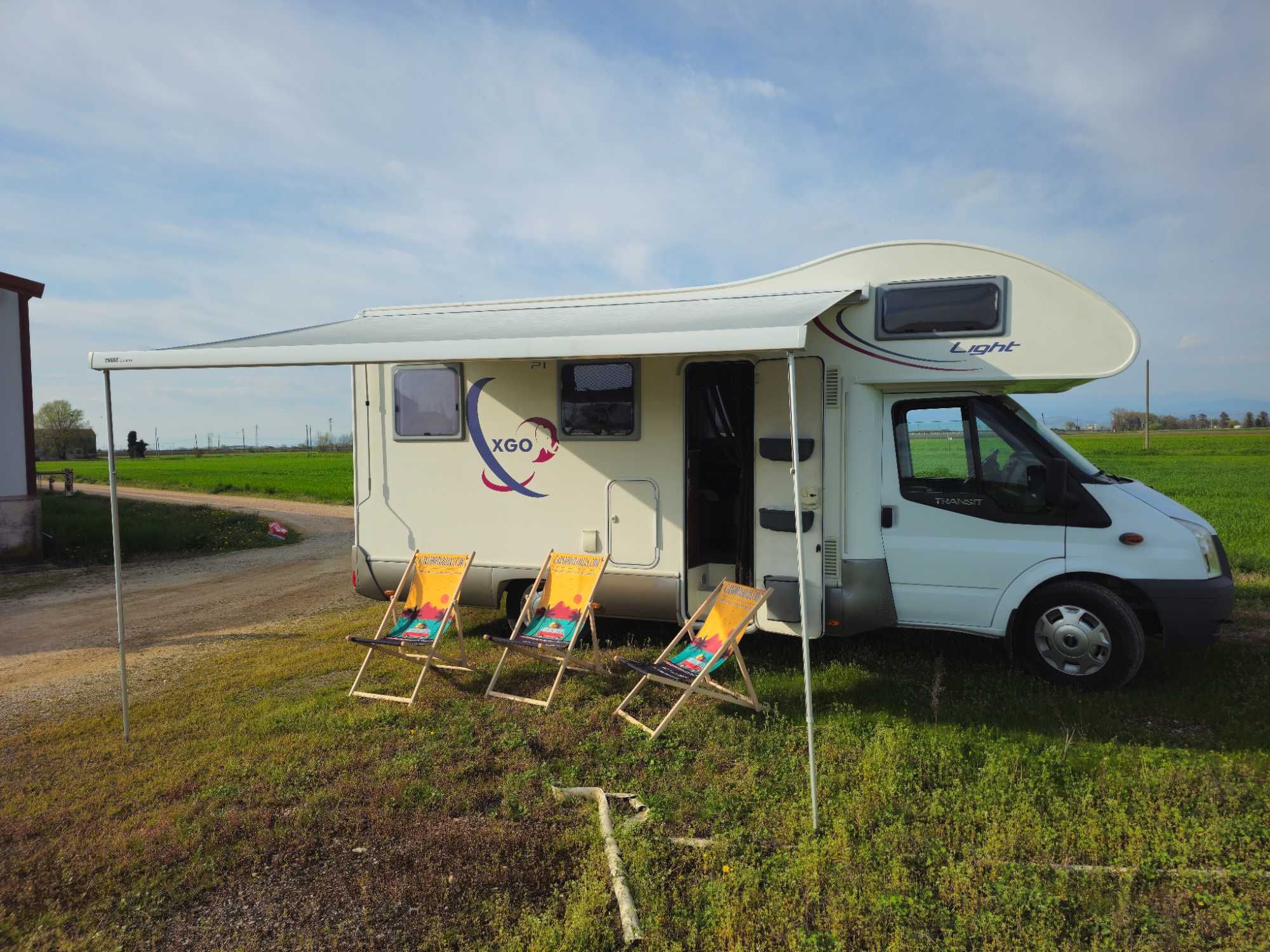 KAMPER RIMOR XGO Solar Turbovent 6 osobowy Transit 2.2tdci 140km