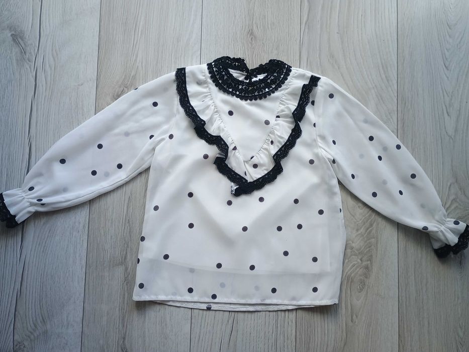 Koszula mgiełka z koronką rozmiar 116