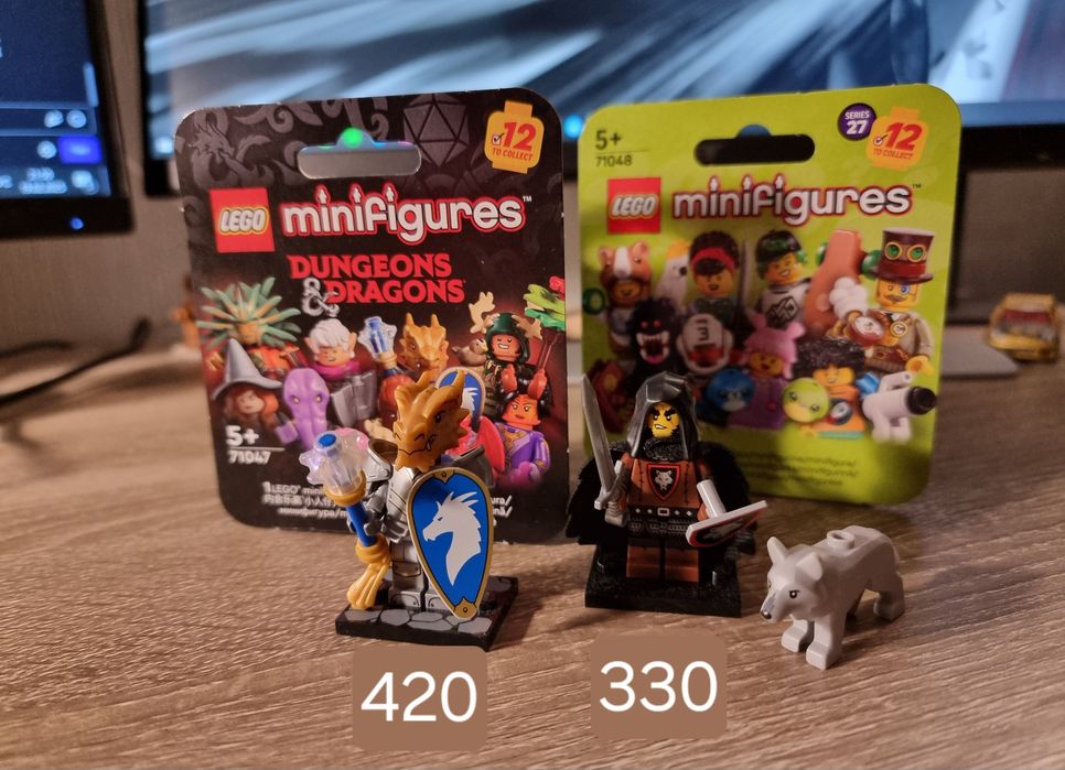 Лего минифигурки Lego minifigures Dragonborn Paladin Wolfpack Beastmas