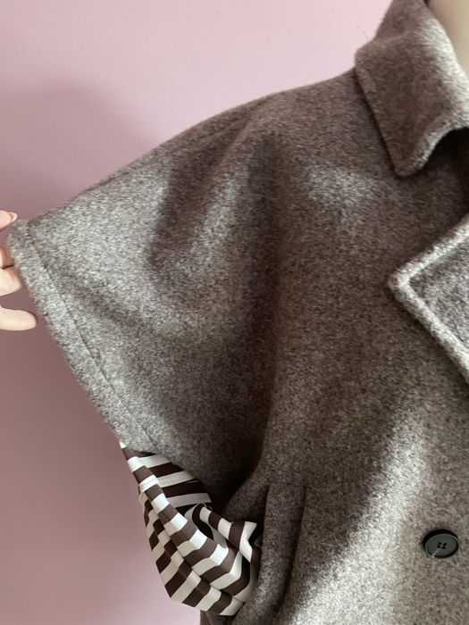 Cudna ciepła kamizelka w kolorze fango 42/44/46 oversize