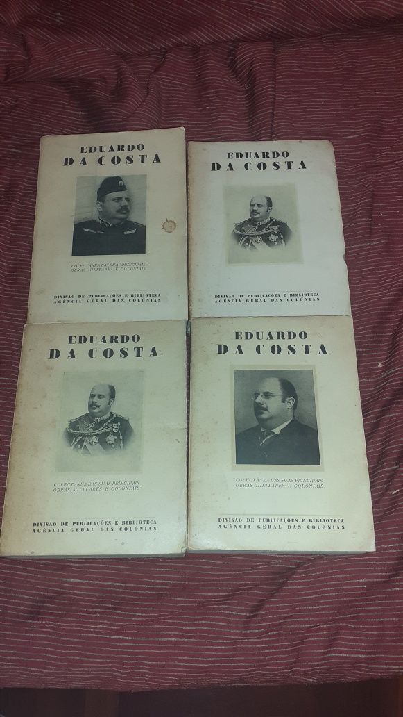 Eduardo da Costa colectanea obras militares coloniais raro